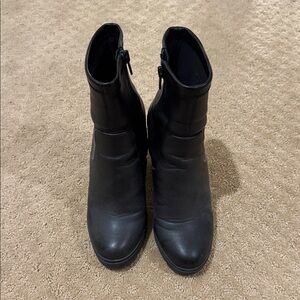 Steve Madden Black Ankle Boots